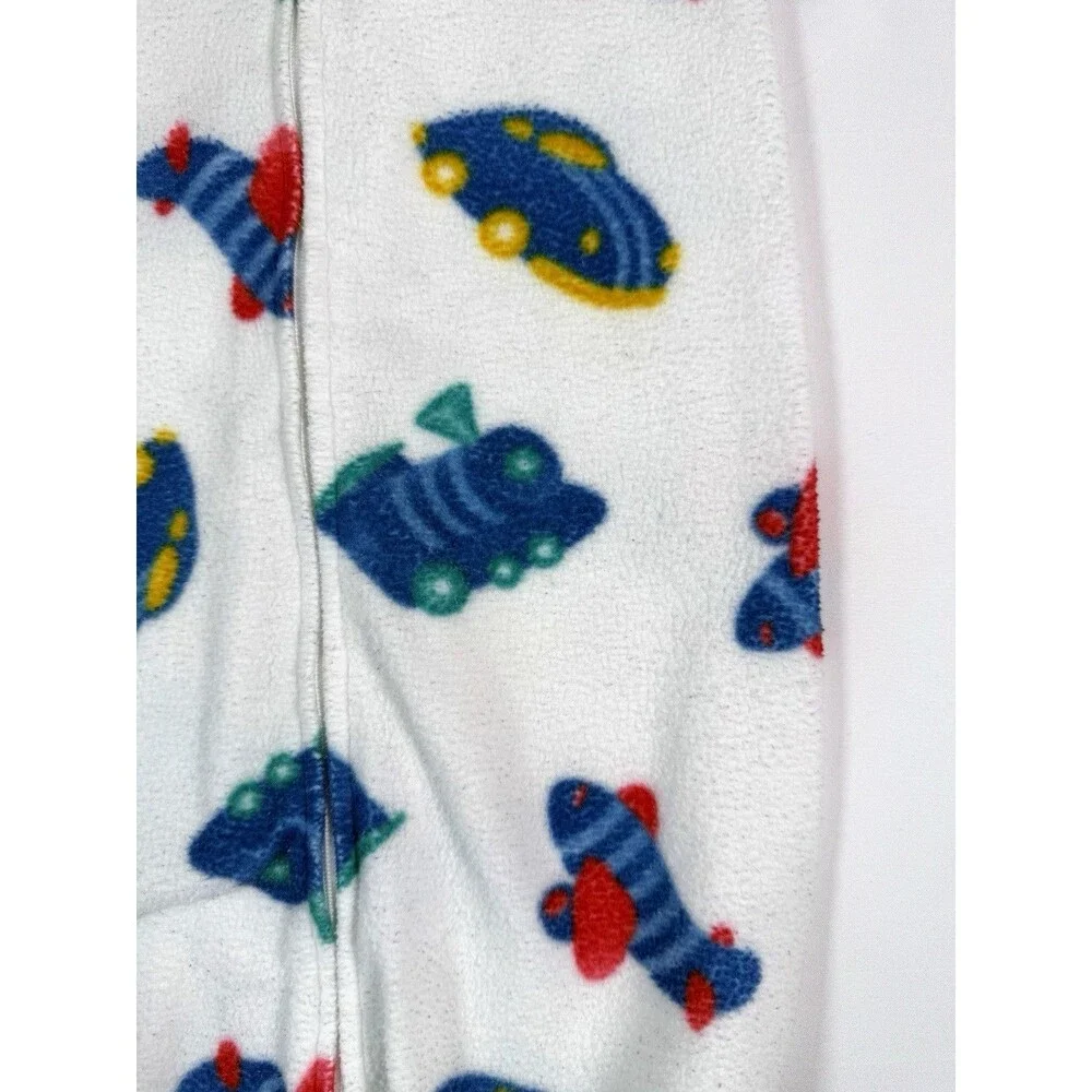 VINTAGE CARTERS Baby Boy Fleece‎ Cars Airplane Train Sleep Sack One Size Classic